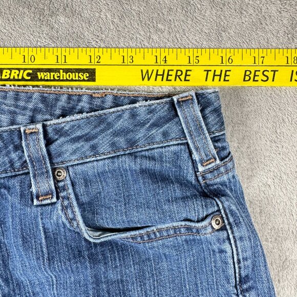 Carhartt Curvy Fit Bootcut Jeans Women’s Size 8x30 Blue Denim Mid Rise - Picture 13 of 13